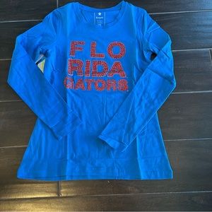 Campus Couture Florida Gators Bling long sleeve Tee Shirt M